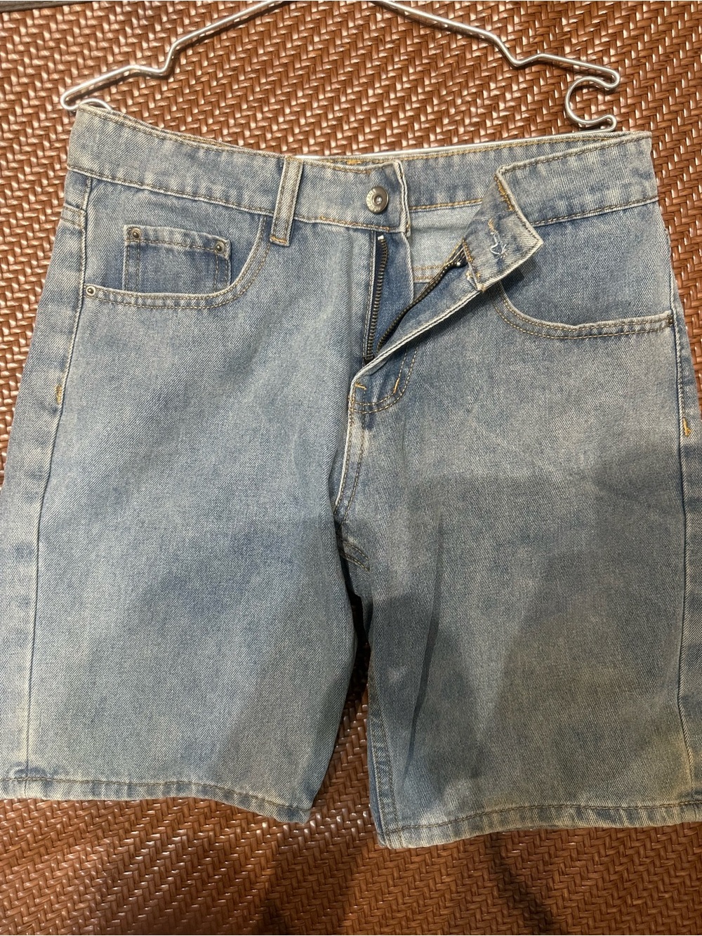 Classic Men's Denim Shorts - Light Blue